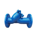 Industrial Ductile Iron Cast Iron GG25 Water Meter Y Type Pipeline Strainer Valve With Flange End